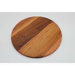 12" Round Oak Cutting Board - BB57