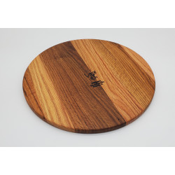 12" Round Oak Cutting Board - BB57