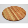 16" Round Oak Cutting Board - BB58